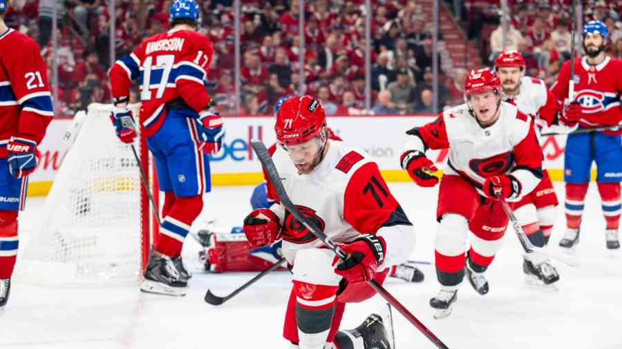 hurricanes vs canadiens